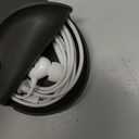 Budley - Tangle-Free Earphone/Earbud Case Compact Storage System, Silicone (Black, Set of 1)