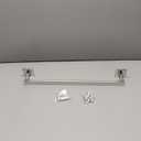 KOKOSIRI 20-Inch Single Towel Bar, Bathroom Kitchen Towel Holder, Wall Mounted SUS304 Stainless Steel Towel Rack, Polished Chrome, B4003CH-L20