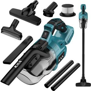 KXX Cordless Vacuum for makita 18V Battery, Handheld Electric Power Vacuum Cleaner for Hardwood Floor Carpet Pet Hair Car (No Battery)