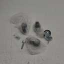 Finnhomy Stem Caster Wheels 2 Inch Heavy Duty Threaded Swivel Casters 1/4" - 20 x 1 Set of 4 for Wire Shelve Wheels P Anti-wear Smooth Casters, Black