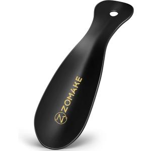 ZOMAKE Metal Shoe Horn for Seniors Men Women Kids,Small Shoe Spoon Boot Horn Travel ShoeHorn Shoe Helper(7.5 inch)