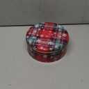 3 Pack Christmas Cookie Tins with Lids, Round Sturdy Tins, Christmas Baking Cake Container for Storing Patisseries, Snack, Chocolate