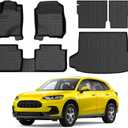 KUST Floor Mats for Honda HR-V 2023-2025 2026, Cargo Mat Floor Liners Back Seat Mats for HRV Accessories, All Weather Protection TPE Rubber Rear Trunk Mat High Edge (Full Set Mats)