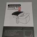 Silicone Baby Dining Tray Compatible with Inglesina Fast Table Chair & Other Hook-On High Chairs, Portable Clip-On Fast Table Chair Baby Tray, Dishwasher Safe & BPA Free (Upgraded White)