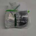 Supernal 180pcs Black Plastic Dinnerware Set Include Gold and Black Plates,Clear Disposable Plates,Gold Plastic SilverwareClear Cups Suit for Party, Birthday