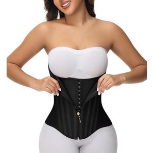 SHAPSHE Waist Trainer for Women Tummy Control Waist Cincher Corset Sport Workout Body Shaper Postpartum Belly Band Gym, M