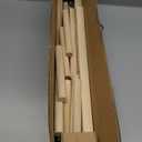 CroBlissful Weight Rack for Home Gym Wooden Horizontal 37.8''L x 10.1''W x 7.08''H Weight Plate Holder Storage Barbell Bumper Storage for Gym Home