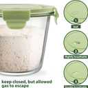 Freshmage 23oz Glass Meal Prep Containers with Lids, Airtight 3-Cup Glass Storage Containers Set, Heat-Resistant BPA-Free for Soup, Leftover, Microwave, Dishwasher, Fridge and Freezer Safe (4 Packs)