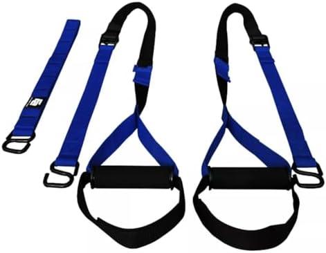 1 Pc of Active Sports Dual Strap Suspension Body Trainer - Blue, Full Body Workouts