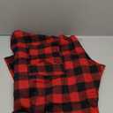 Malier Winter Coat for Dogs - Classic Plaid Fleece Cold Weather Jacket With Pocket, Windproof Warm Vest Clothes for Small Medium Large Dogs (Red, Medium)