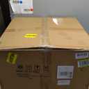 Industrial Bistro Bar Table 38.6-44.4inch Height Adjustable Farmhouse Pub Table for Kitchen Dinning Room Office Swivel Wooden Top (Silver)