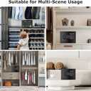 Bonsaii Safe Box with Electronic Keypad, Steel Security Lock Box with Key, 0.23 Cubic Feet, 9.06" W x 6.69" D x 6.69" H, Small Hidden Safe for Cash Jewelry