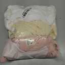 KeaBabies 3-Pack Swaddles for Newborns, Girls, Boys with Hats - Organic Soft Baby Sleep Sacks, Breathable Baby Swaddle 3-6 Months Beanies Set, Premie Infant Sleep Sack 0-3 Months (Daffodil) (One Size)