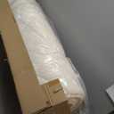 Aircliff Japanese Floor Futon Mattress, Roll Up Tatami Mat, Sleeping Pad, Shikibuton, CertiPUR-US Certified Foam Floor Bed Mattress for Sleeping, Dormitory, Guest Bed, Designed in Japan(White, Full) (Full (80"L x 54"W x 2.5"Th))