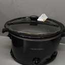 Hamilton Beach 8 Quart Programmable Slow Cooker with Three Temperature Settings, Dishwasher Safe Crock and Lid, Silver (33480)