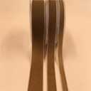 Nylon Khaki Velvet Ribbon Single Sided,1 Inch X 25 Yards Spool