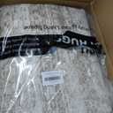 Soalmost Area Rug 10x12 Vintage Washable Living Room Large Carpet Non Slip Bedroom Indoor Office Dining Room Low Pile Thin Rug Brown