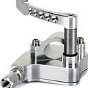 Universal 7/8" Handlebar Thumb Throttle, for Yamaha Banshee 350 Raptor 350 660R 700 YFZ450 Warrior 350 Bear Tracker 250, for Honda, for Suzuki, for Kawasaki, for Arctic Cat, Silver (Red)