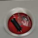 6-1/8 Inch Hole Saw with Dust Bowl, 6.1 Hole Saw for Recessed Lights, Hole Cutter for Led Recessed Lighting, Wood and Drywall, Red