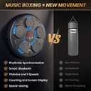 Smart Music Boxing Machine for Home & Kids, Bluetooth Wall Mounted Boxing Trainer with Gloves, Fitness Game for Office & Gym, Gifts for Teen Boys