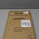 Valeo Folding Step Stool, Adjustable Step Stool with Non-Slip Platform, 500 Lbs Capacity, Step Ladder for Adults or Kids in Kitchen, Bathroom, RV, Camping, Office, Black (3 level)