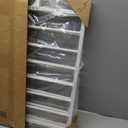 Babelio Baby Gate for Stairs, Kitchen & Doorways, No Bottom Bar| Easy Installation| One-Handed Operation| Auto-Close| Hardware Mount (Drill Needed) Safety Dog Gate (White - B17, 24-39" W, 28" H)