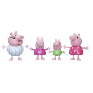 Peppa Pig Peppa's Adventures Peppa's Family Bedtime Dolls 4-Pack in Pajamas, Ages 3 and Up