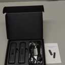 Wireless HDMI Transmitter and Receiver,2025 Upgraded LED Display,4K Decode & 1080P Output,Plug and Play Portable 2.4G/5G Wireless HDMI Extender,Compatible with PC/Laptop/Camera/HDTV/Projector/TV Box (Black)