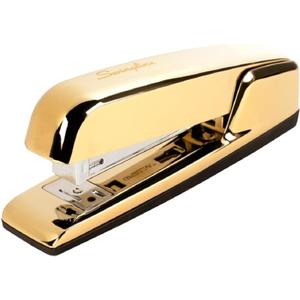 Swingline Stapler, 30 Sheet Capacity, 747 Business Stapler, Jam Free, Metal, Gold Chrome (74721)