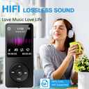 MP3 Player with Bluetooth 5.2, Portable 32GB MP3 MP4 Music Player with Speaker B2, 1.8 TFT Color Screen, Voice Recorder, Video, FM Radio, E-Book, HiFi Sound, for Sports & Travel