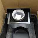 6 Inch Roof Vent Cap, Heavy Duty Galvanized Steel Removable Roof Exhaust Vents for Houses, Home Ventilation System with Damper, Black