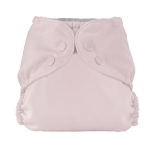 Esembly Cloth Diaper Cover - Reusable Swim Diaper, Waterproof, Breathable - Adjustable Outer Layer Over Absorbent Inner for Blowout Protection - Amethyst, Size 2 (18-35lbs)