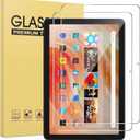 [ 2 Pack] Tempered Glass Screen Protector for Kindle Fire HD 10 / hd 10 plus Tablet 2023 2021 Release 13th 11th Generation (Clear, 10 Inch Fire 10 2023/2021)