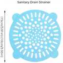 2 x Disposable Shower Drain Hair Catcher, Bathroom Sink Stopper Hair Catcher Square Drains Hole Filter Hair Collector for Bathroom Bathtub Kitchen Sink (100PCS)