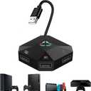 Adapter Keyboard and Mouse Converter for N Switch, Keyboard and Mouse Adapter Compatible with PS4/PS3/Xbox360/Xbox One Consoles, Supports Custom