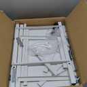 WLIVE White Night Stand, Small Dresser with 2 Drawers & Wooden Top, Nightstand with Fabric Bins, Bedside Table End Table for Bedroom, Closet, Entryway, College Dorm, White (1 Piece)