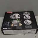 3 in 1 Panda Building Block Set for Kids Age 6+ Cute Animal Brick Alarm Clock Toy with Replace The Eyes Movable Arms and Head Compatible with Lego Creative Home Decor Gift for Adults(853PCS)