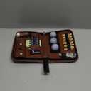 Golf Gifts for Men and Women, Golf Accessories Set with Hi-End Case, Golf Balls, Rangefinder, Golf Tees, Brush, Multifunctional Divot Knife, Scorer, Golf Ball Clamp