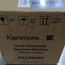 Kenmore Espresso Machine  Automatic Coffee Maker with Manual Tamper, Auto Cleaning, Milk Steamer & Frother, Bean Grinder, Brew Professional Barista Style Cappuccino, Caf Latte