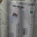 Hotel Sheets Direct 4 Piece Bed Sheet Set Queen Size, 100% Viscose Derived from Bamboo Sheets Set with 2 Pillowcases, Cooling & Breathable Luxury Bedding, Moisture-Wicking & Silky Soft, Light Gray