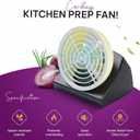 2 x Fanion Cordless Kitchen Prep Fan - Portable for Cutting Onions Without Tears - Cute Onion-Shaped Fanion for Comfortable Cooking & Meal Preparation - Portable and Battery Operated (Sweet)