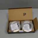 Upgraded 3 in 1 Kitchen Sink Drain Strainer - Stainless Steel Sink Stopper, Anti-Clogging Sink Food Catcher Basket, Fast Drainage Odor Filter Sink Plug for US Standard 3 1/2 inch Drain (Silver-2Pack)