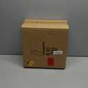 Sooyee Clear 14 Liter Bathroom Trash Can with Lid,3.9 Gallon Garbage Can with Press Type Lid,Trash Bin for Bathroom,Powder Room,Bedroom,Kitchen,Craft Room,Office