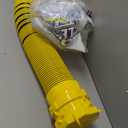 5 FT RV Sewer Hose Kit Heavy-Duty Sun-Resistant Leak-Proof with 90 Degree Clear View Sewer Adapter Storage Cap