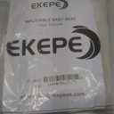 Inflatable Baby Seat for Babies 3 Months & Up, Baby Floor Seats for Sitting Up, Baby Seats for Infants, Blow Up Baby Chair with Built in Air Pump - Bear (Beige)