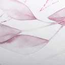 2 x HeloHo Peel and Stick Wallpaper Light Pink Floral Leaf Wall Paper Self Adhesive Removable Waterproof Contact Paper for Bathroom Living Room Bedroom Decor 15.35" X 78.7"