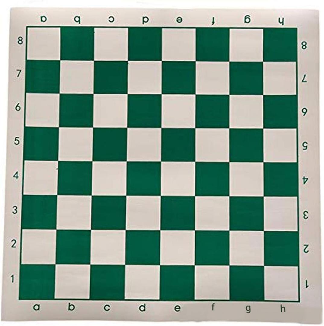 KASCLINO Tournament Chess Mat, PU Leather Tournament Roll Up Chess Board, Chess Rollable Chessboard, Lightweight & Non Slip, Chess Mat for Kids and Adults(Size:42cm)