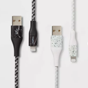 6' Lightning to USB-A 2pk Braided Cable - heyday™