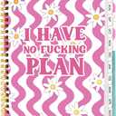 2025 Planner 12-Month Daily Weekly Monthly Aesthetics Planner from JUL.2025 to JUN.2026, Spiral Subject Notebook with StickersBookmark and Inner Pocket for School Office Home (6.3" x 8.5") (A)