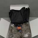 JefDiee Inflatable Travel Foot Rest Pillow,Kids Airplane Bed,Adjustable Height Flight Pillow,Travel Essentials for Airplane,Office,Home,Trains,Cars (Ash Gray-2pack)